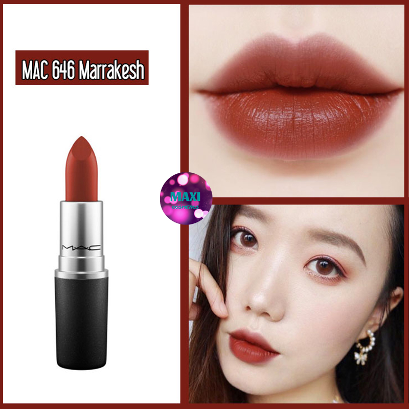 Son mac matte marrakesh 646 – màu đỏ nâu đất