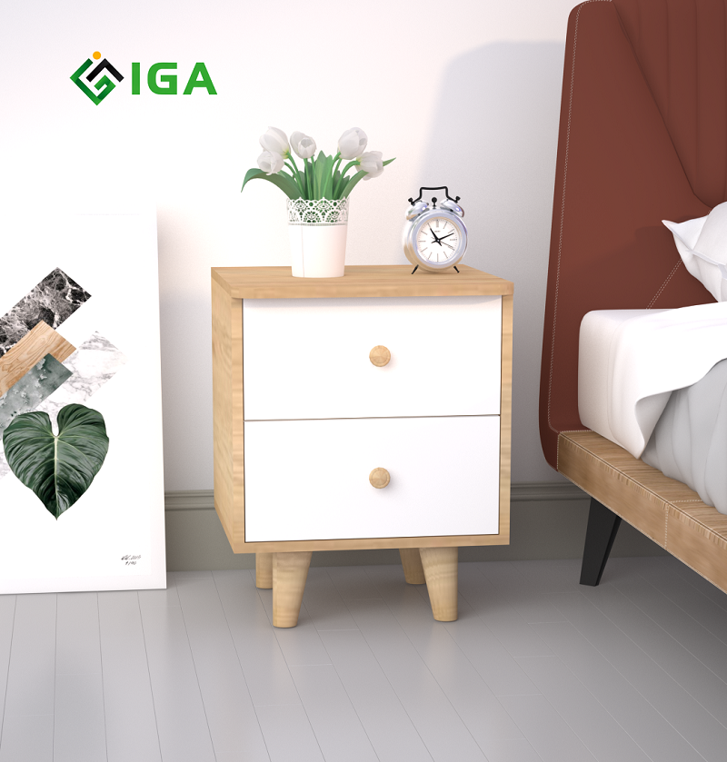 Tab đầu giường, tủ đầu giường thích hợp để đền ,sách iga - gp174