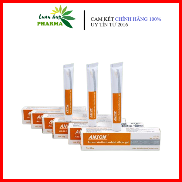 Anson Antimicrobial silver gel 20g (Gel bạc kháng khuẩn Anson 20g)