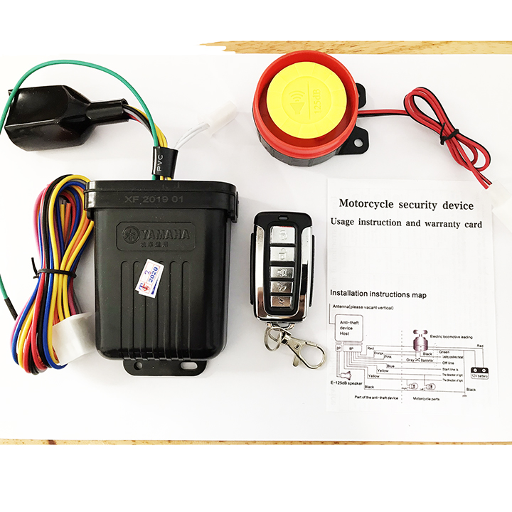 Bộ chống trộm xe máy 5 nút phù hợp lắp cho mọi loại xe đảm bảo an toàn dễ lắp đặt