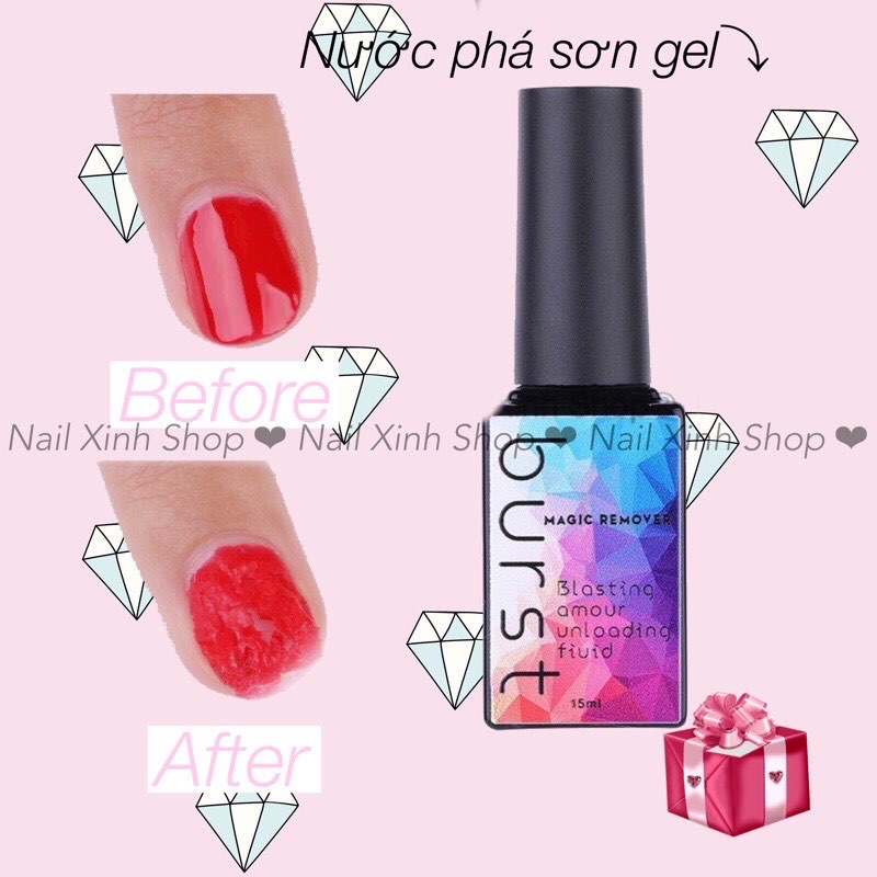 [HCM]Nước phá sơn gel sơn ủ phá gel sơn phá gel chuyên dụng phụ kiện nail  hot 2020