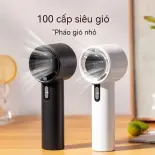 Quạt cầm tay mini Goojodoq tốc độ cao, điều chỉnh vô hạn 100 cấp độ.