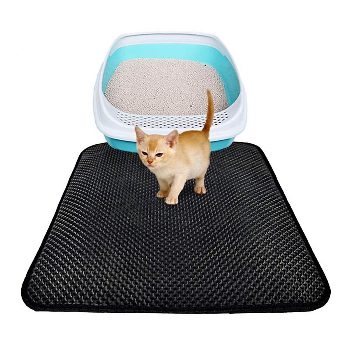 Thảm lót khay cát đi vệ sinh cho mèo size L