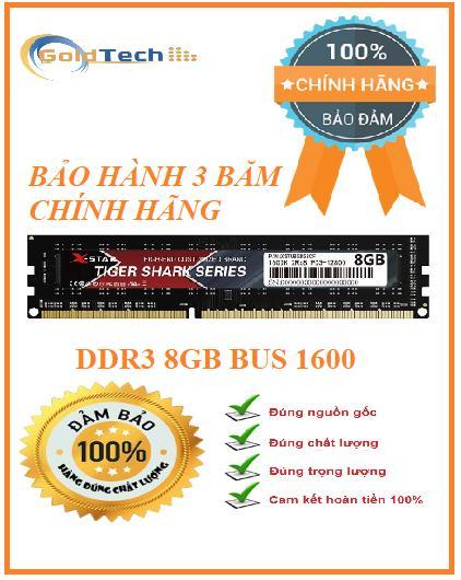 Ram DDR3 8Gb bus 1600Mhz bảo hành 3 năm