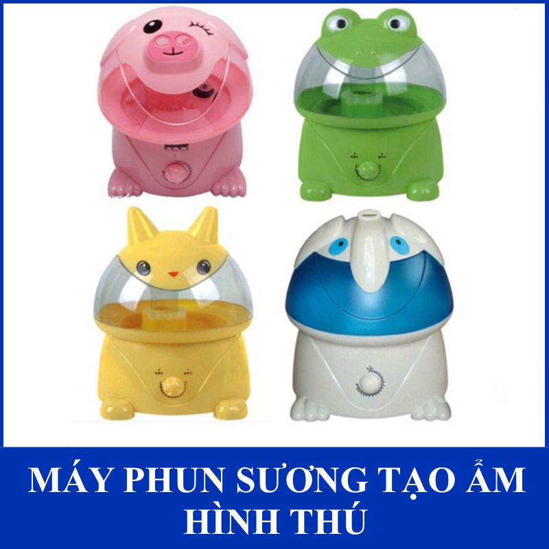 Máy phun sương tạo ẩm hình thú cho bé , máy phun sương phòng điều hòa tạo độ ẩm