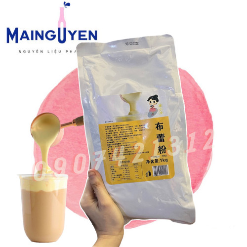 Bột kem nướng trứng brulee gói alley hình cô gái búp bê chuyên dùng trong pha chế tạo bề mặt kem khè lửa_nguyên liệu pha chế mai nguyên