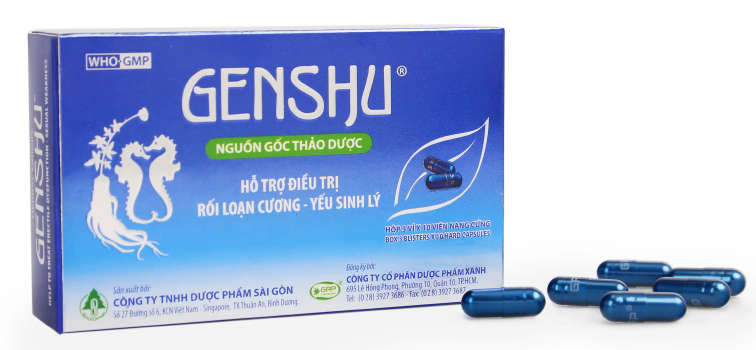 Genshu - Thảo dược hổ trợ Rối loạn Cương- yếu Sinh Lý