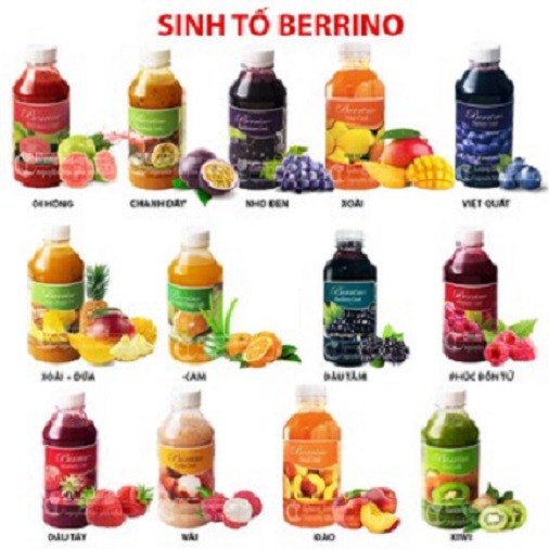 Sinh tố / mứt berrino - chai 1 lít