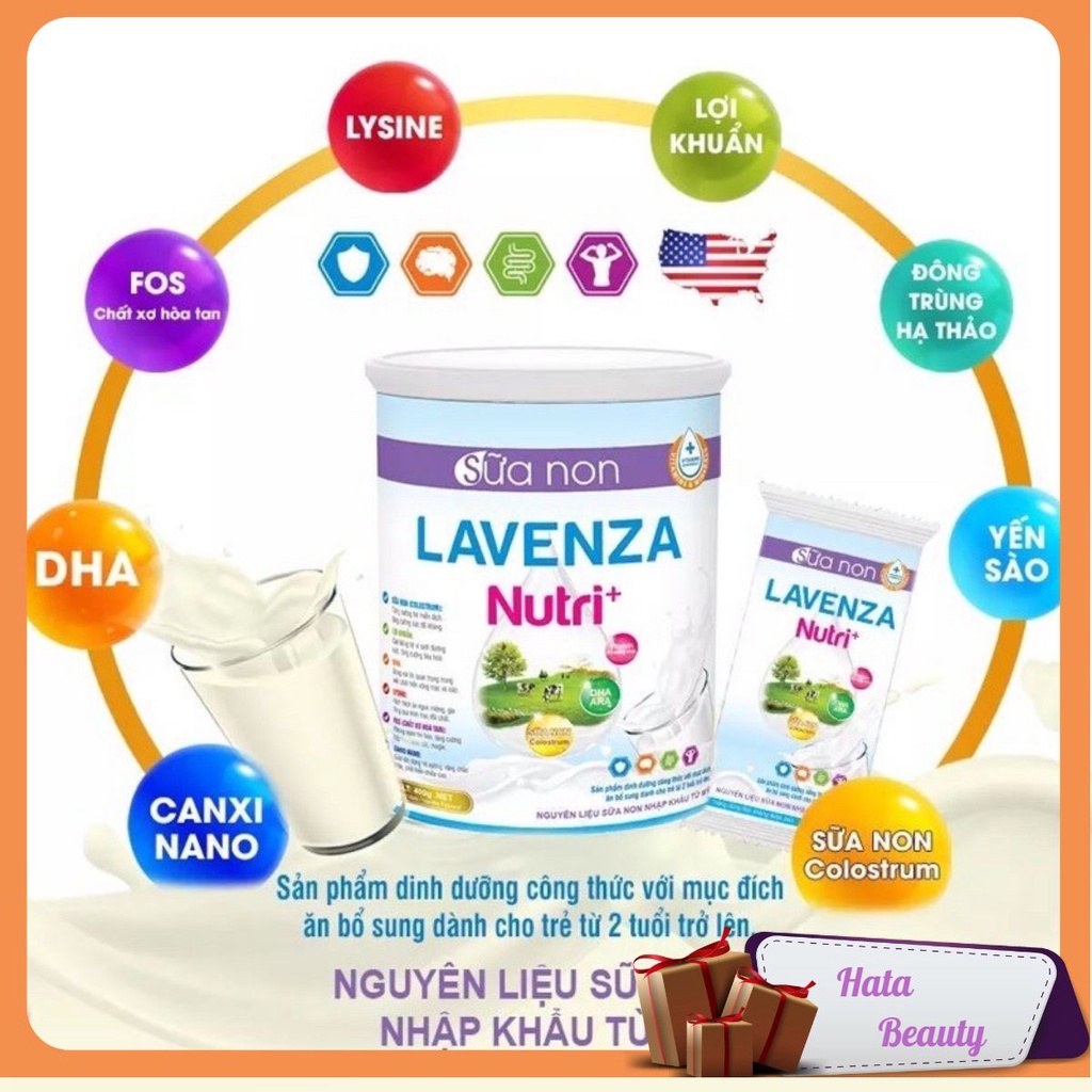 Sữa non Lavenza Nuti+ tăng sức đề kháng phát triển toàn diện. tăng cân, tăng chiều cao
