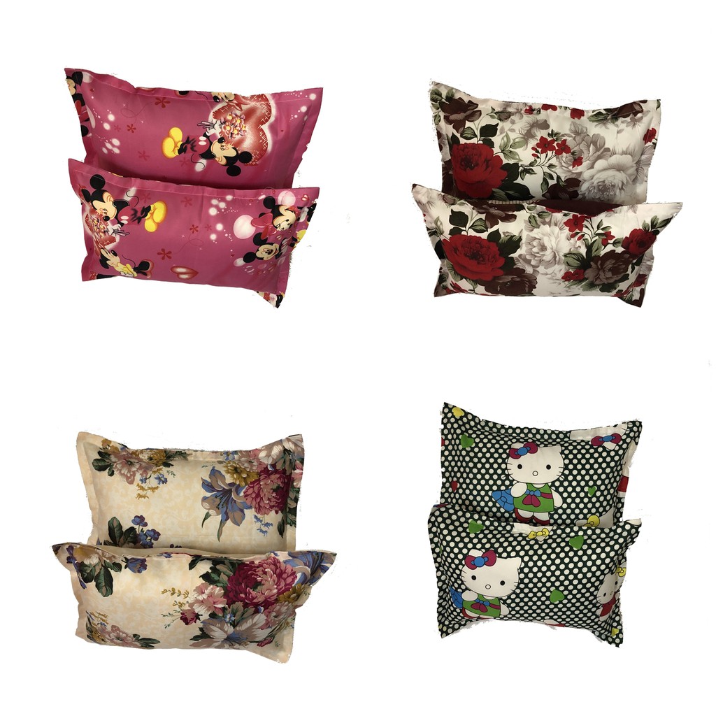2 cái áo gối nằm ka tê dày dặn 60cm x 40cm