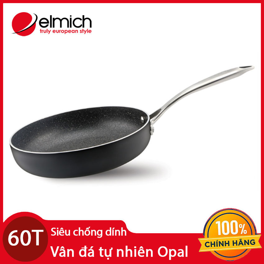 Chảo Vân Đá Tự Nhiên Chống Dính Elmich Opal EL-38xx hàng chính hãng, bảo hàng 5 năm