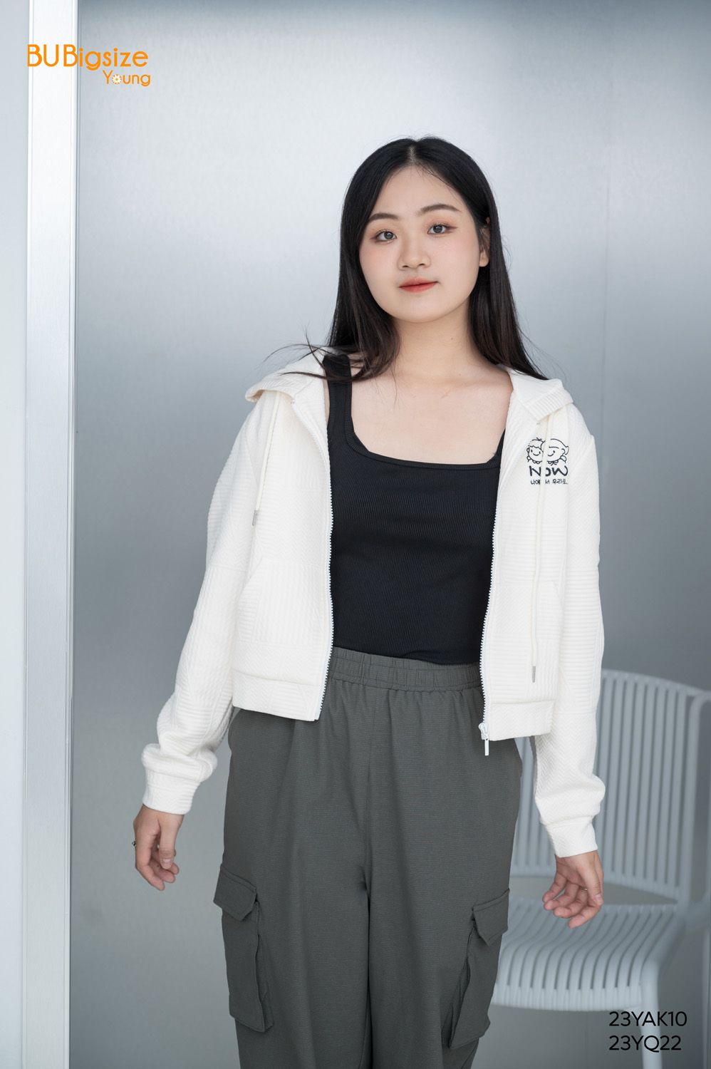 Áo ba lỗ dáng dài bigsize - 23yad05 -