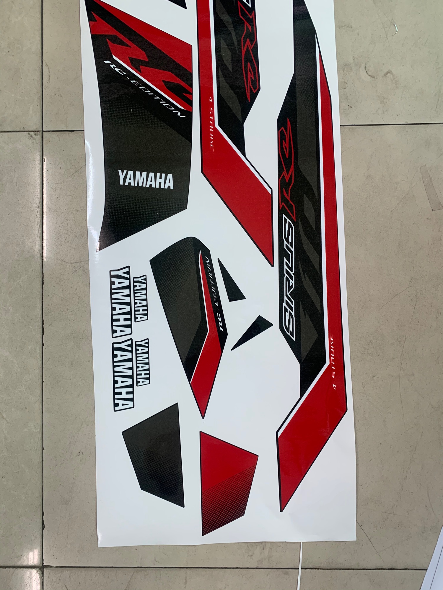 [HCM]Tem rời sirius rc mẫu zin in decal 3 lớp bóng hoặc nhám cao cấp không bay màu.