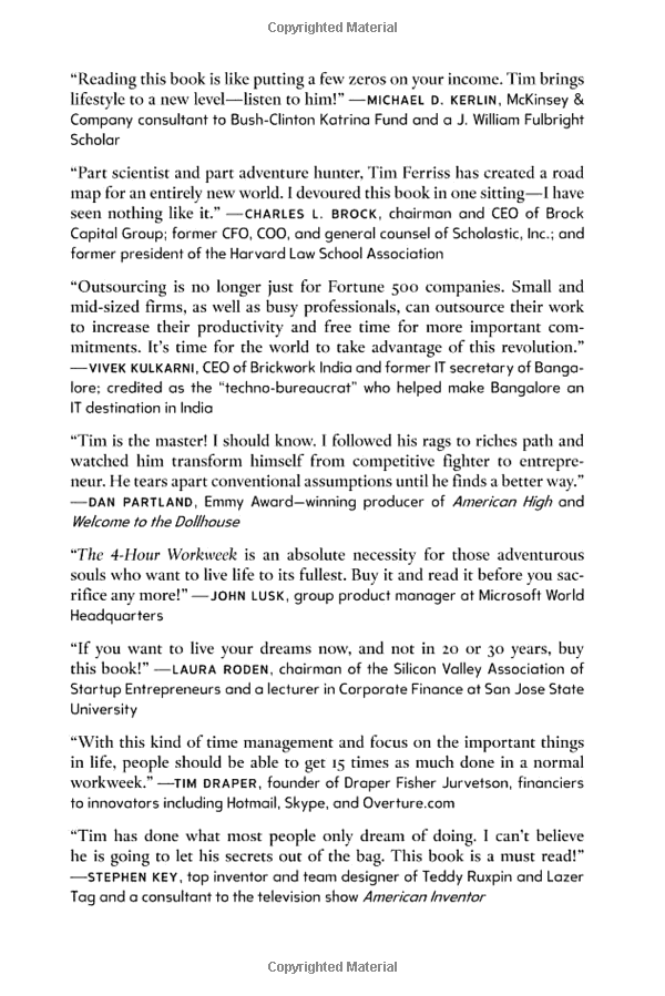 Sách Ngoại Văn - Fahasa - The 4-hour Work Week: Escape the 9-5, Live Anywhere and Join the New Rich