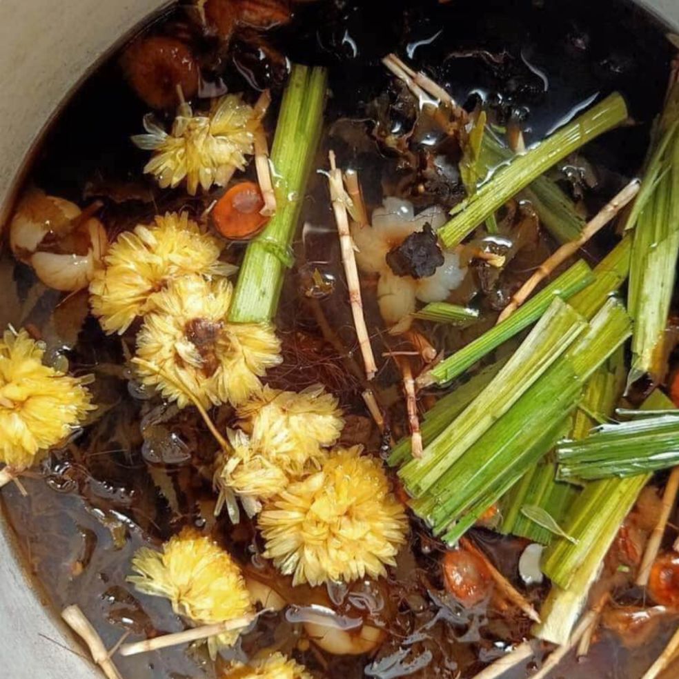 combo 7 sét sâm bí đao bông cúc hạt chia