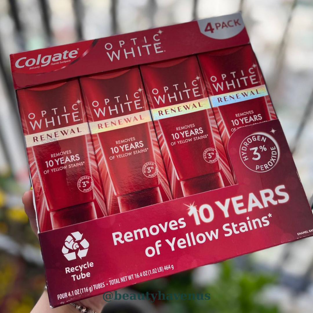 Kem đánh răng Colgate Optic White Renewal 116g nội địa Mỹ