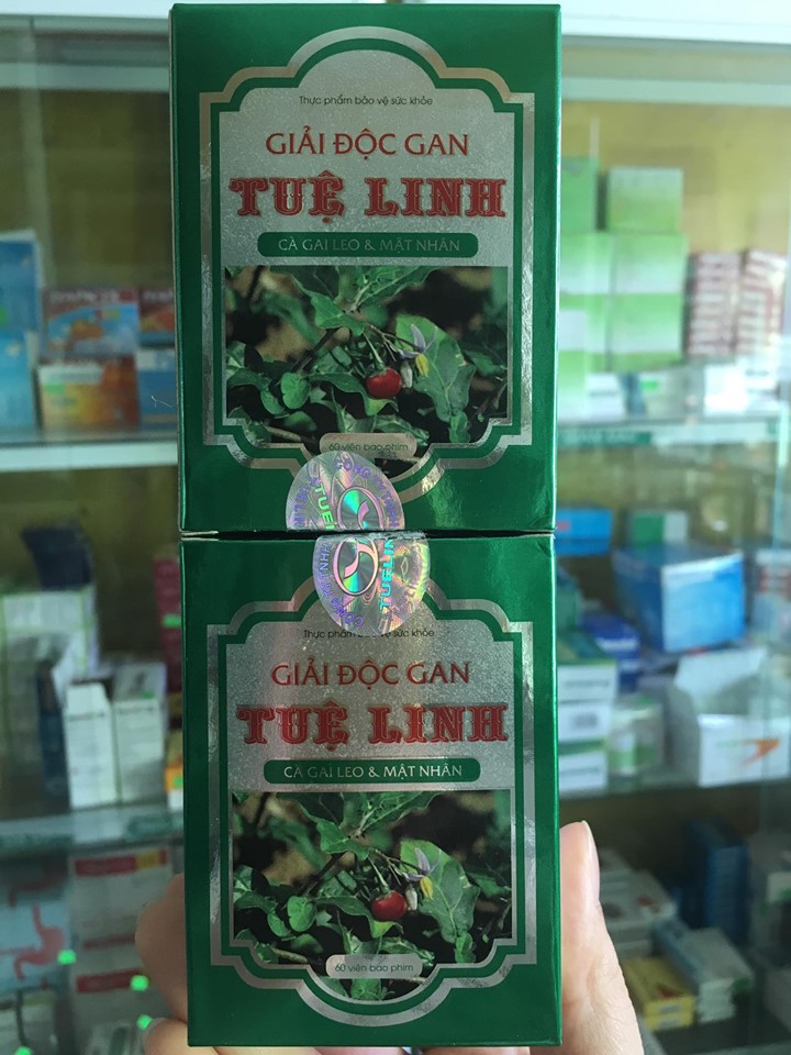 GIẢI ĐỘC GAN TUỆ LINH - hộp 60 viên