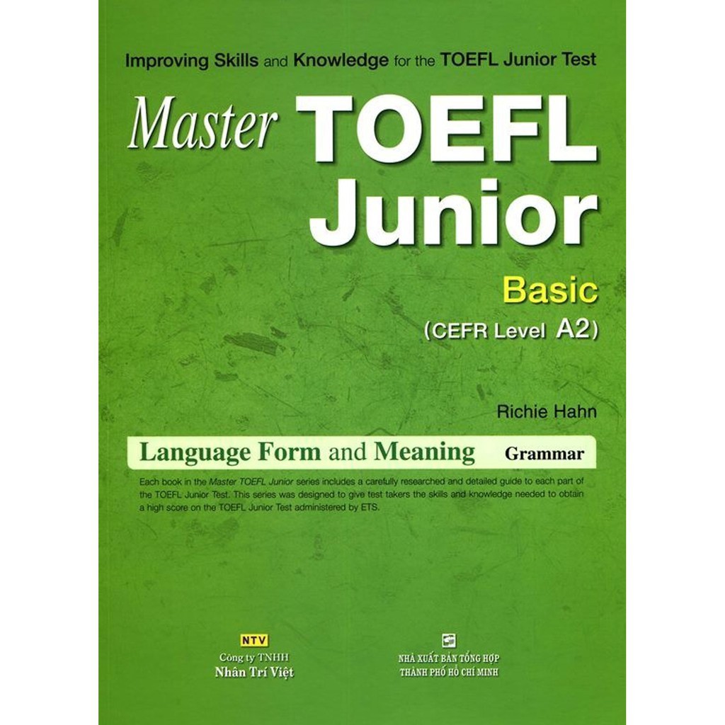 Sách - master toefl junior grammar basic
