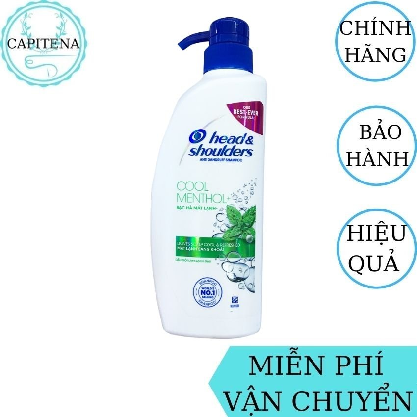 [Freeship] Dầu Gội Head&Shoulder Thái Lan CAPITENA giúp sạch gàu, chống rụng tóc, giảm gãy rụng, suôn mượt, dày và dài (Hương Bạc Hà)