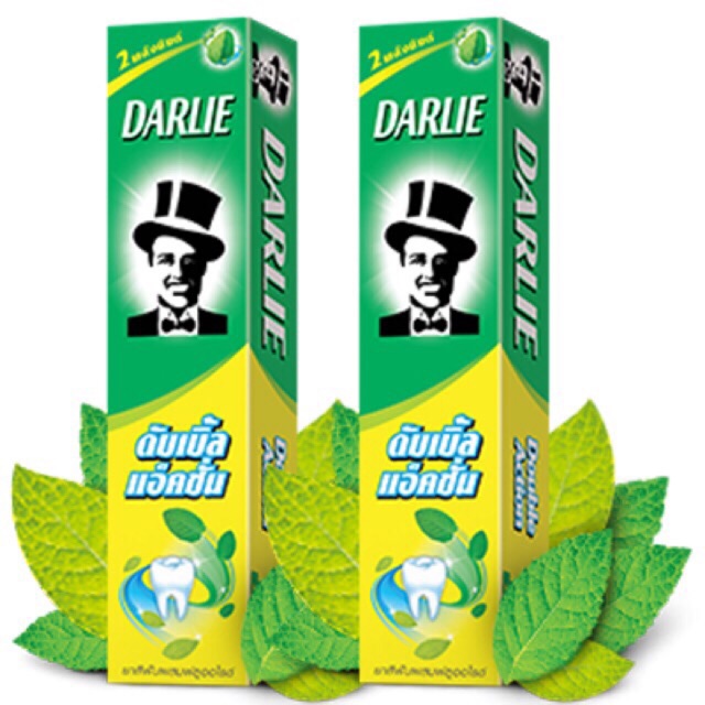 Combo 2 kem đánh răng Darlie trắng sáng tinh chất chanh bạc hà của Darlie 150g cam kết sản phẩm đúng mô tả chất lượng đảm bảo