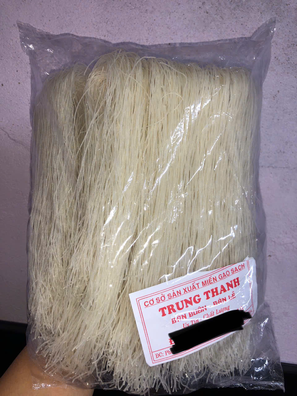 1 kg Miến gạo - Mì gạo Thanh Hóa - sợi nhỏ
