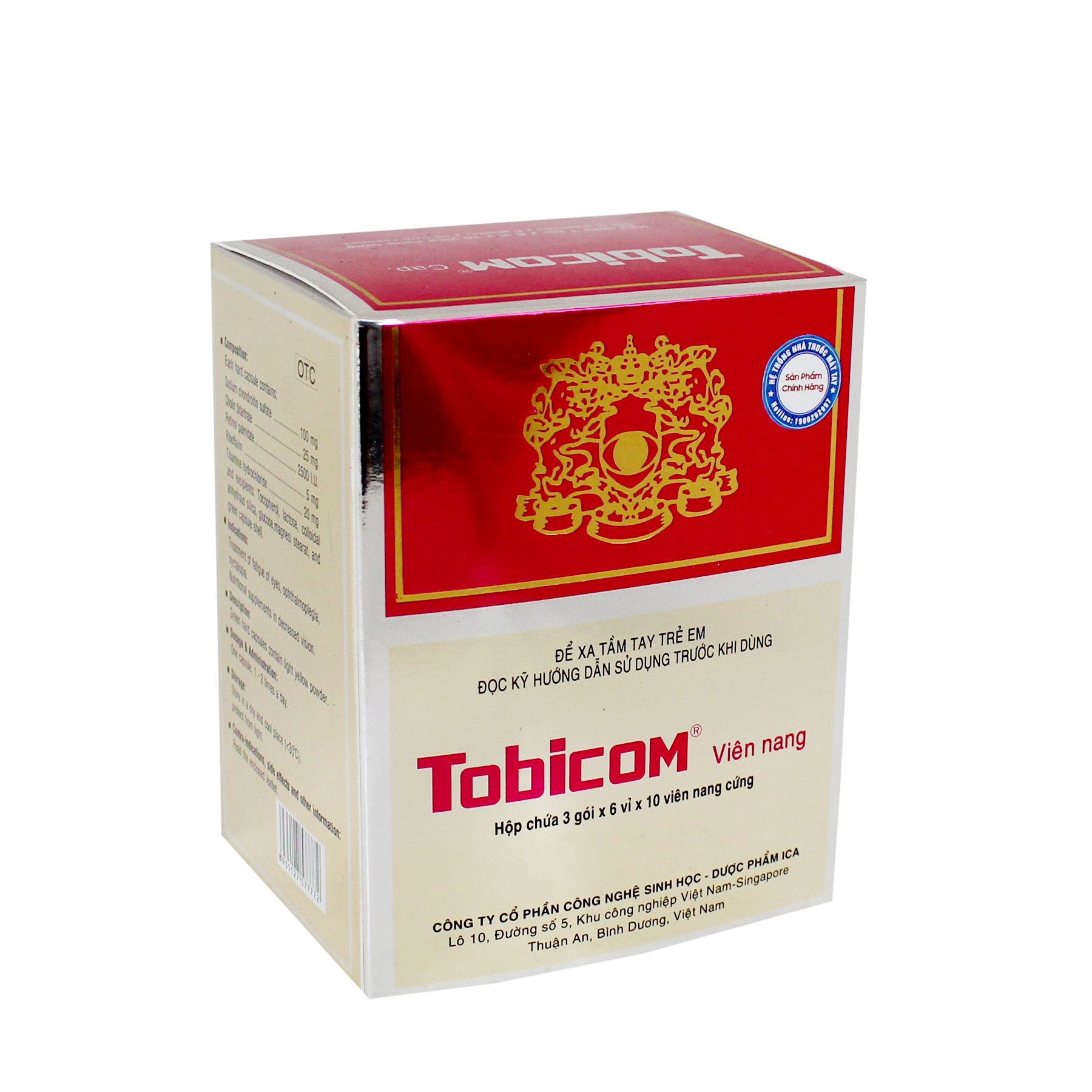 Tobicom uống bổ mắt