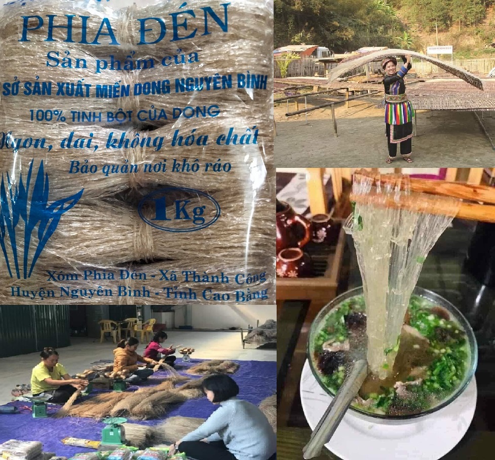Giảm cân - miến dong rừng phia đén 1kg. đặc sản miến phia đén cao bằng