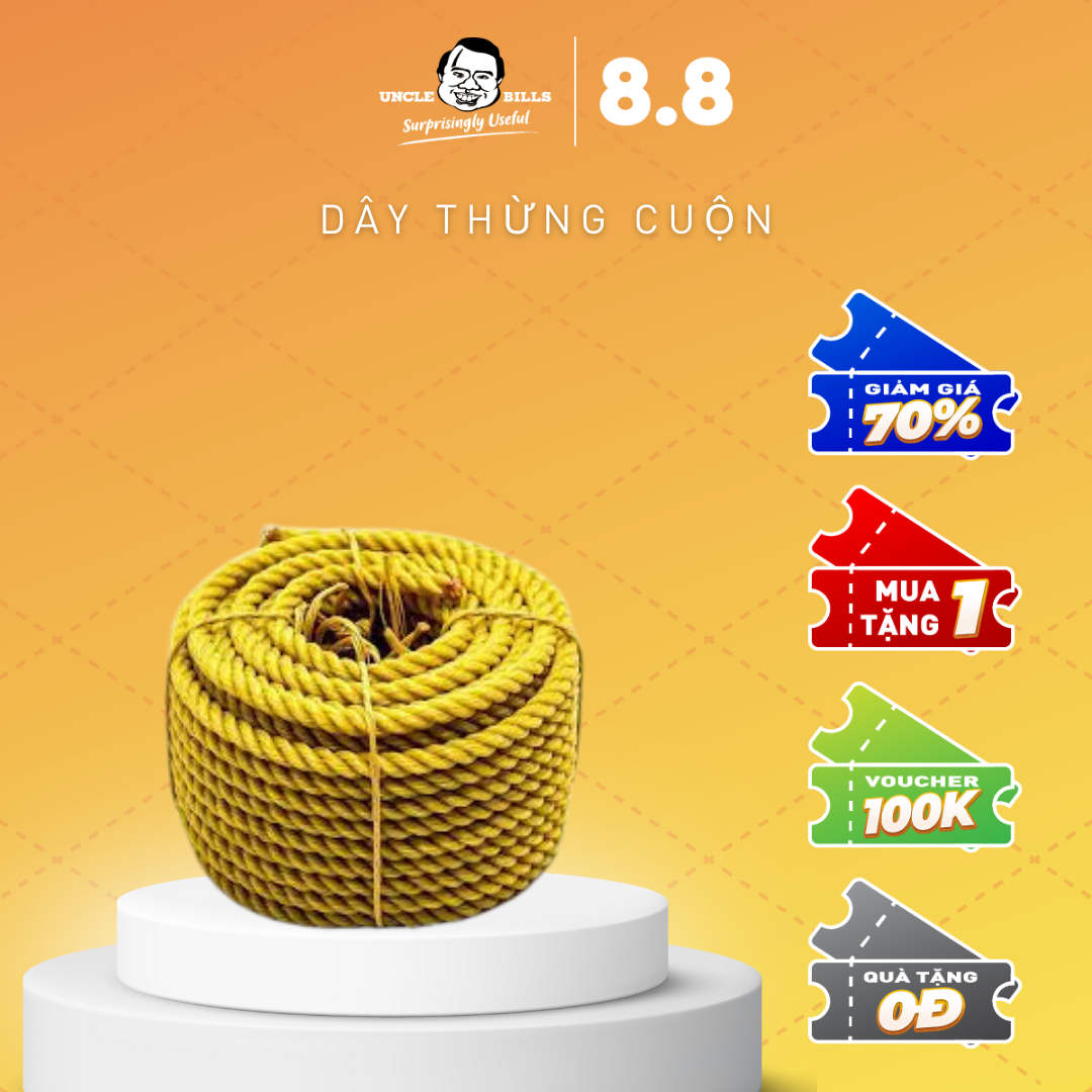 Dây thừng cuộn 12m uncle bills hy0002