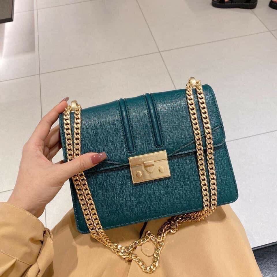 Túi xách nữ  Quỳnh búp bê màu xanh CK2-20680639