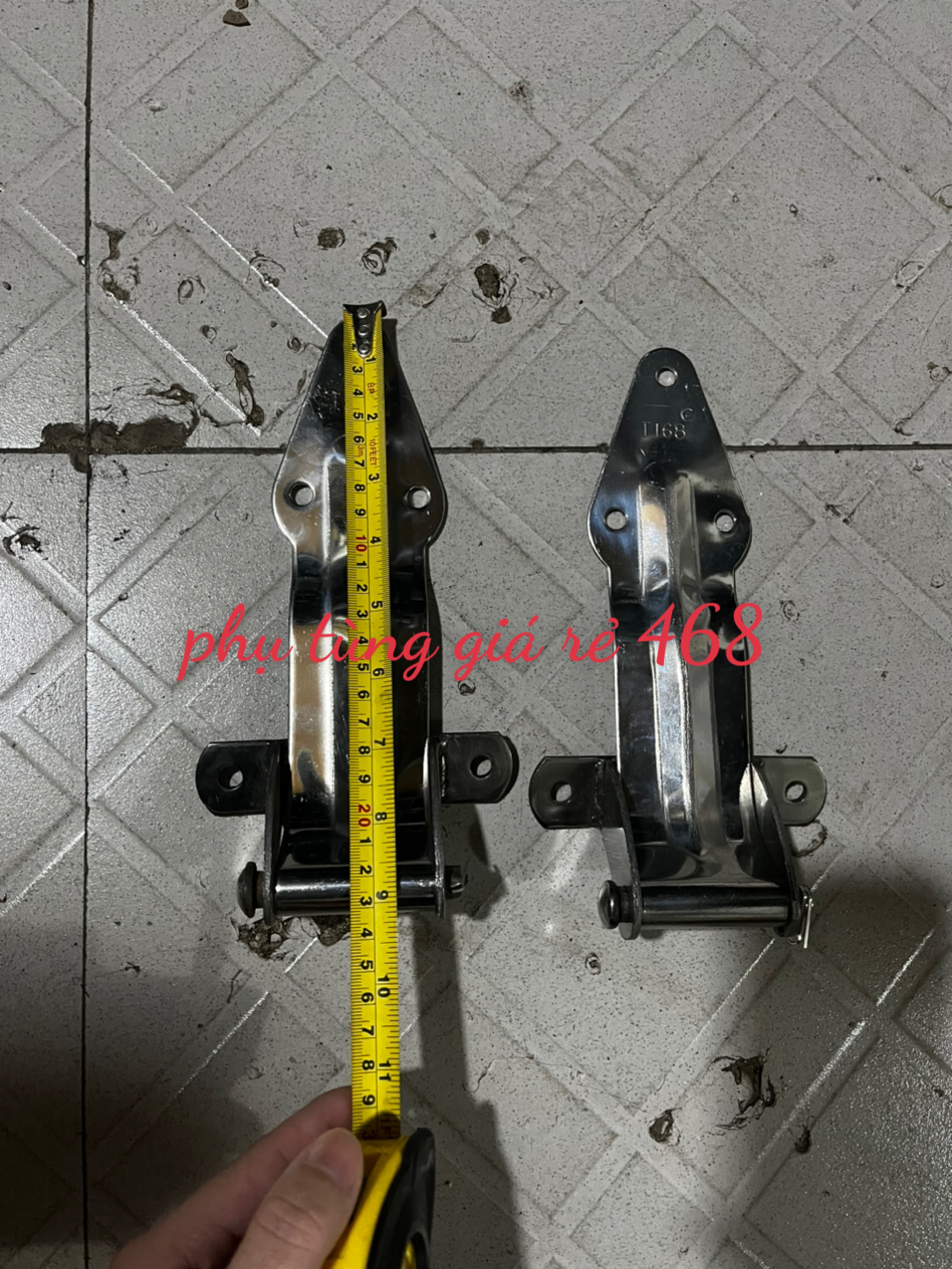 Bản lề inox xe tải, bản lề xe tải, bản lề inox, phụ kiện rv