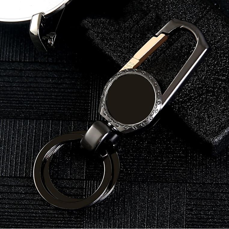 Móc chìa khóa CM34 kiểu dáng hiện đại có móc đeo lưng quần chất liệu kim loại