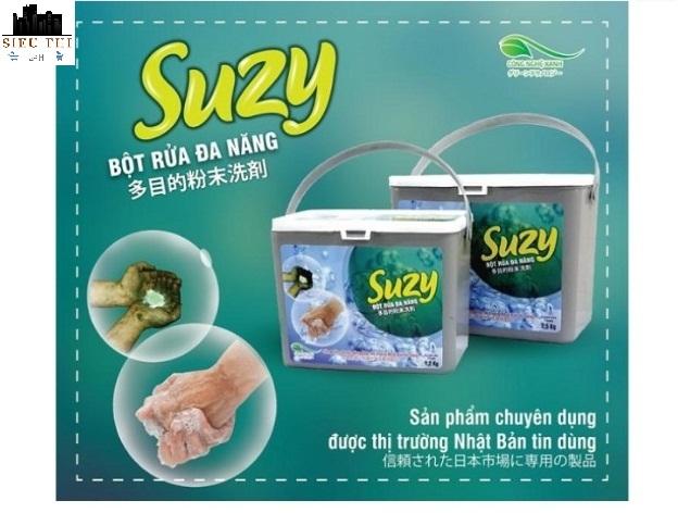 [ XẢ KHO 3 Ngày ] Bột tẩy rửa đa năng SUZY 2,5 kg đánh sạch mọi vết bẩn. Công nghệ Nhật Bản Không hại da tay, đánh bay DẦU MỠ...