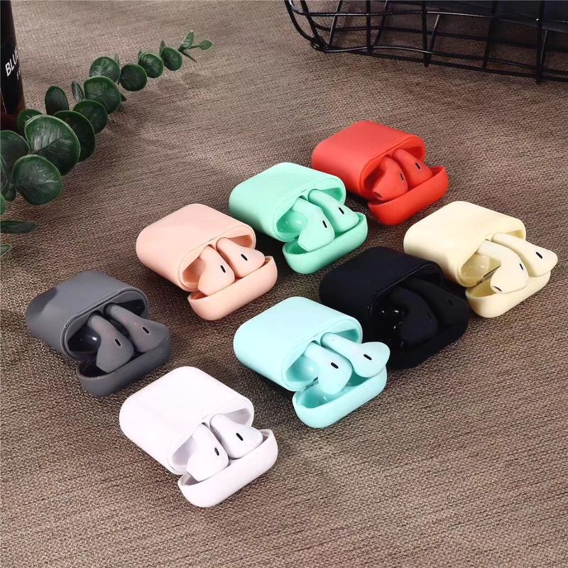 [HCM][SIÊU CUTE] TAI NGHE BLUETOOTH IP12 NHIỀU MÀU SẮC CHO BẠN CHỌN - ÂM THANH 5.0 CỰC ĐỈNH - CẢM BIẾN VÂN TAY CỰC TỐT - CHUYÊN DÙNG CHO TẤT CẢ ĐIỆN THOẠI SS/ OPPO/ IP/ ....