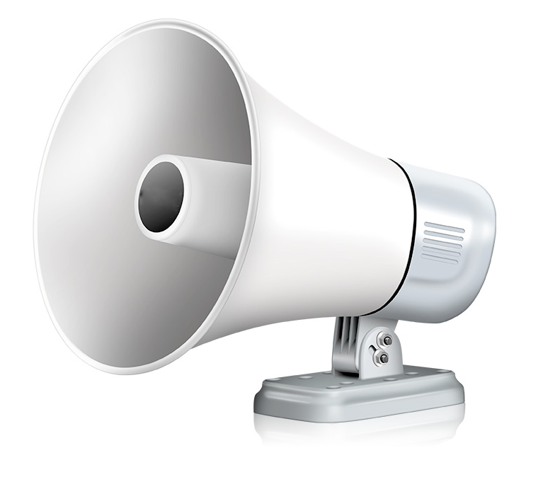 Loa nén - loa phóng thanh 100W gắn xe - DC 12V - khoảng cách âm thanh 1000m