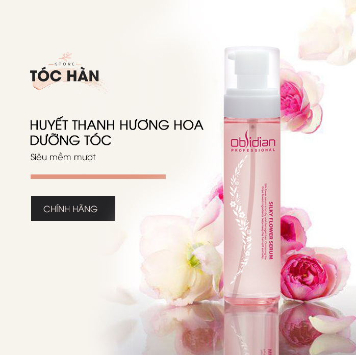 Dầu dưỡng tóc thơm Huyết thanh Obsidian hương hoa dưỡng tóc siêu mềm mượt Hàn Quốc