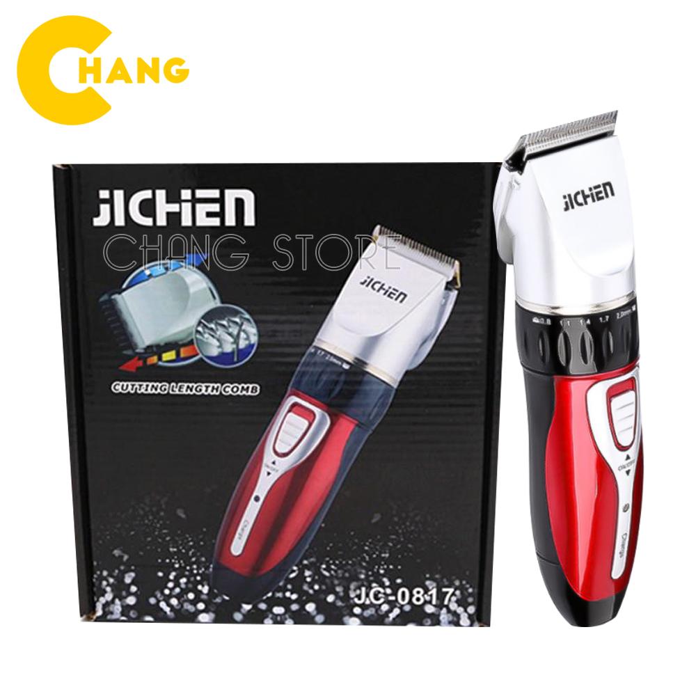 Tông đơ cắt tóc gia đình Jichen JC-0817 nhỏ gọn, tiện dụng, động cơ êm nhẹ không hề gây tiếng ồn