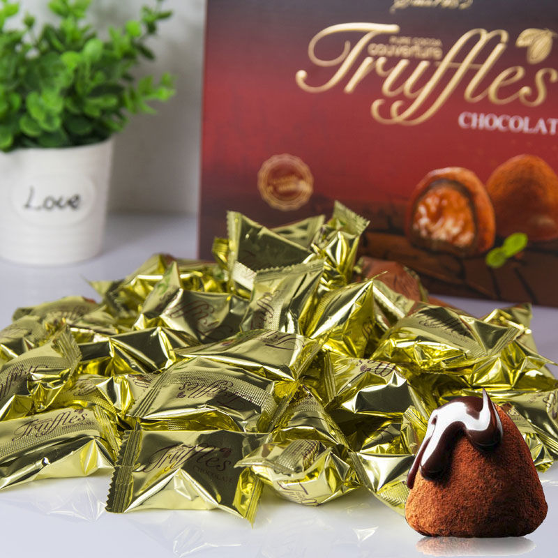 Socola tươi nguyên chất / Kẹo Socola truffle đen nhập khẩu Malaysia 400g