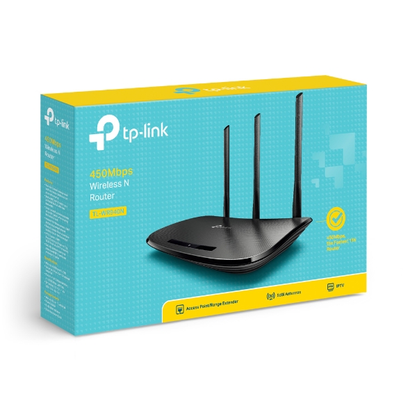 Router wi-fi chuẩn n tốc độ 450mbps tp-link tl-wr940n chính hãng bảo hành 2 năm