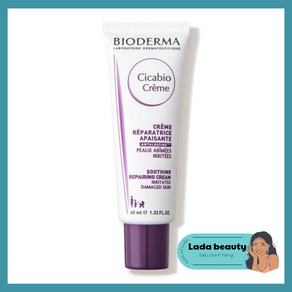 ✅ Kem dưỡng phục hồi da Bioderma Cicabio Creme 40ml 100ml