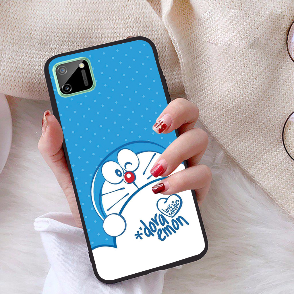 [HCM]Ốp lưng iCase dành cho Realme C11 viền dẻo TPU BST Mèo Máy Thông Minh