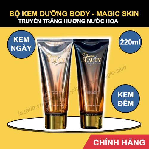 Bộ kem dưỡng trắng Body Magic Skin cao cấp | Kem dưỡng ngày & Kem dưỡng đêm