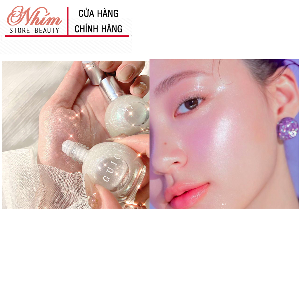 [HCM][Chính hãng] Phấn highlight bắt sáng GUICAMI tạo hiệu ứng da căng bóng lấp lánh -dạng lăn