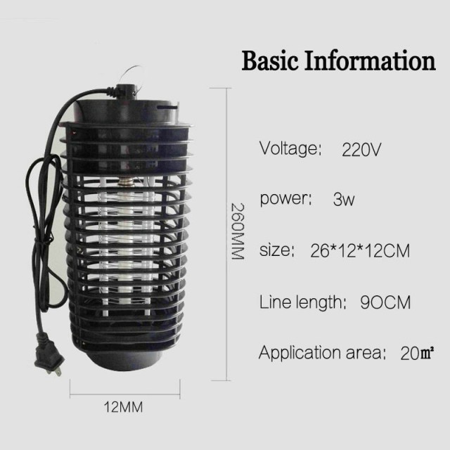 Đèn bắt muỗi côn trùng hình tháp 3d tower gt814