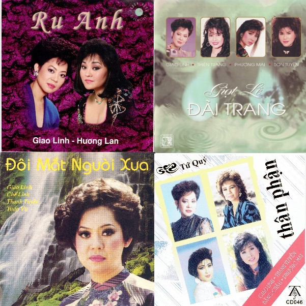 Bộ 4 đĩa cd giao linh