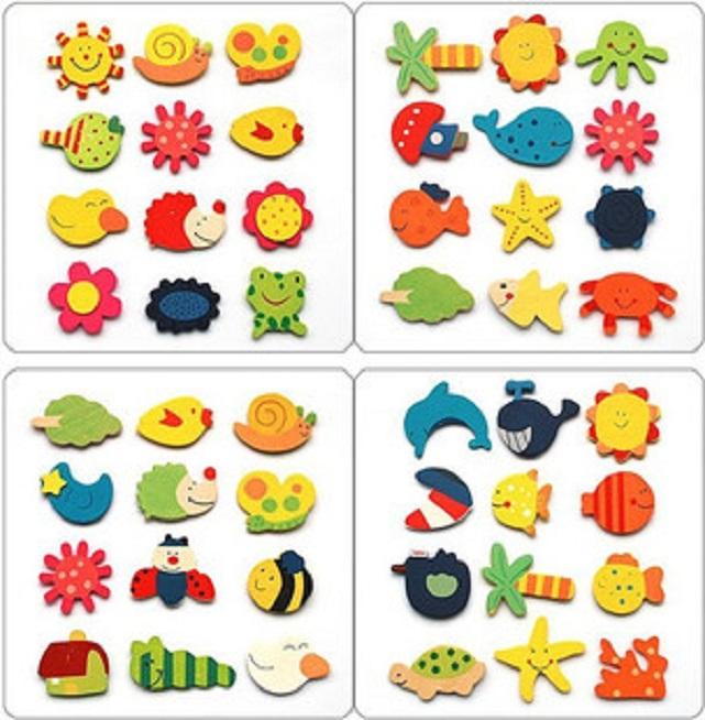 Combo 12 Miếng dán tủ lạnh hình thú ngộ nghĩnh  - 5720