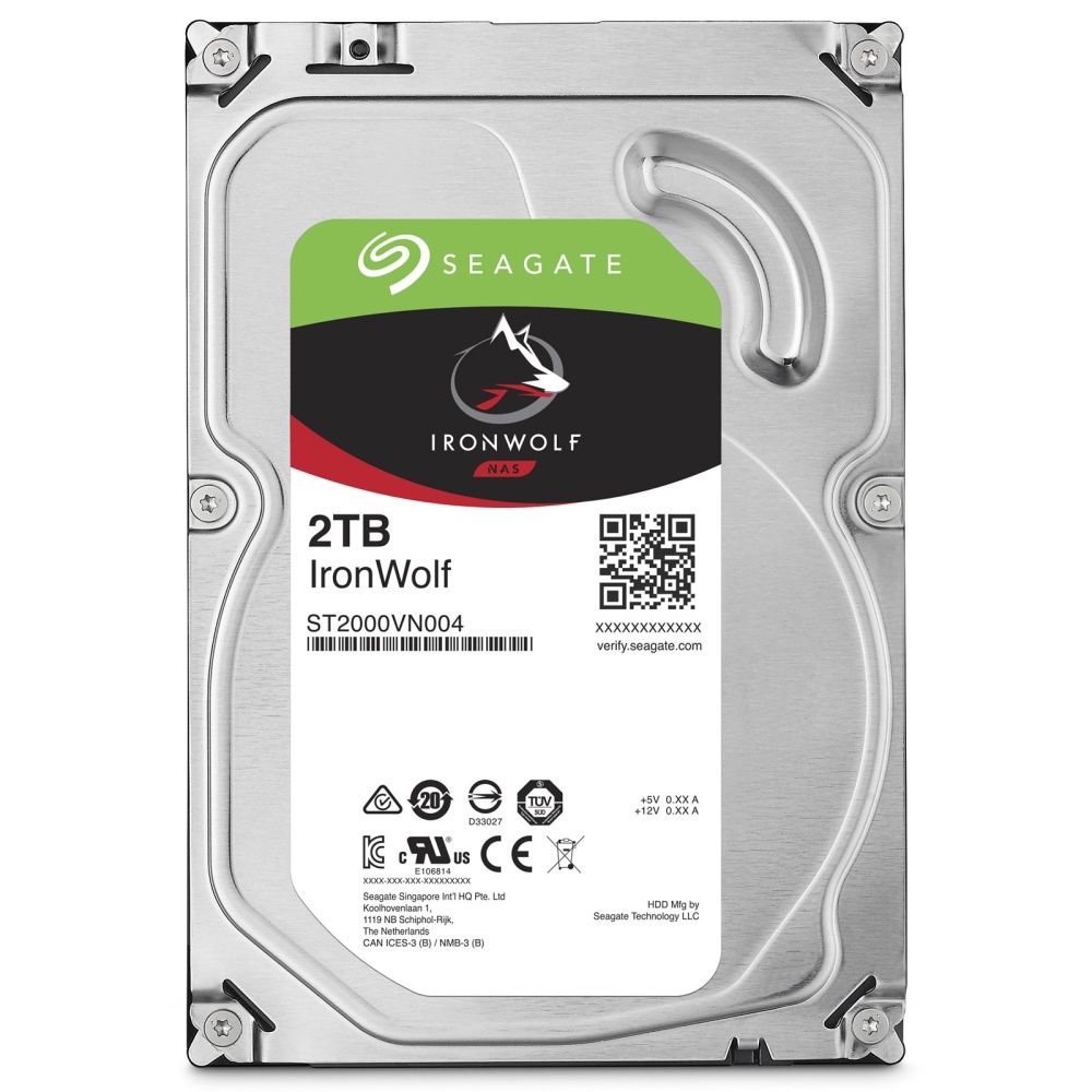 Ổ Cứng HDD NAS Seagate IronWolf 2TB - ST2000VN004- Hàng Chính Hãng