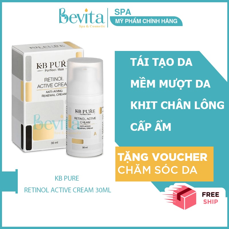 Kem chống lão hóa KB Pure Retinol Active Cream 30ml - Bevita