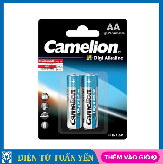 Pin AA Camelion Digi Alkaline 1.5V dung lượng cao - Hàng chính hãng