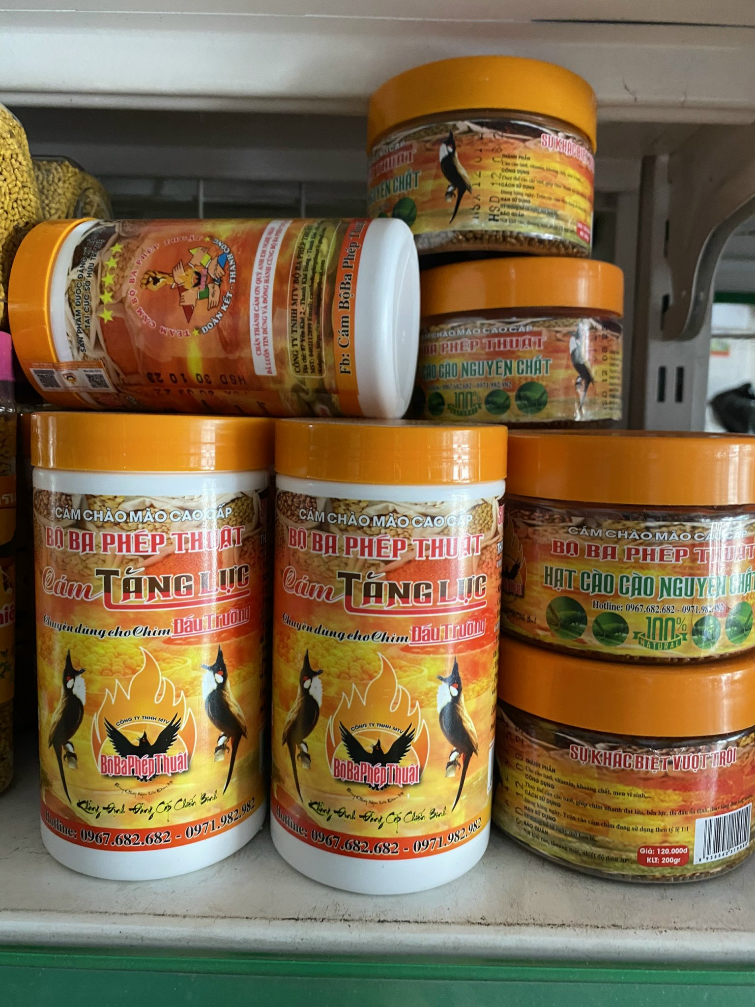 Cám tăng lực bộ ba phép thuật - chuyên dành cho chim đấu trường