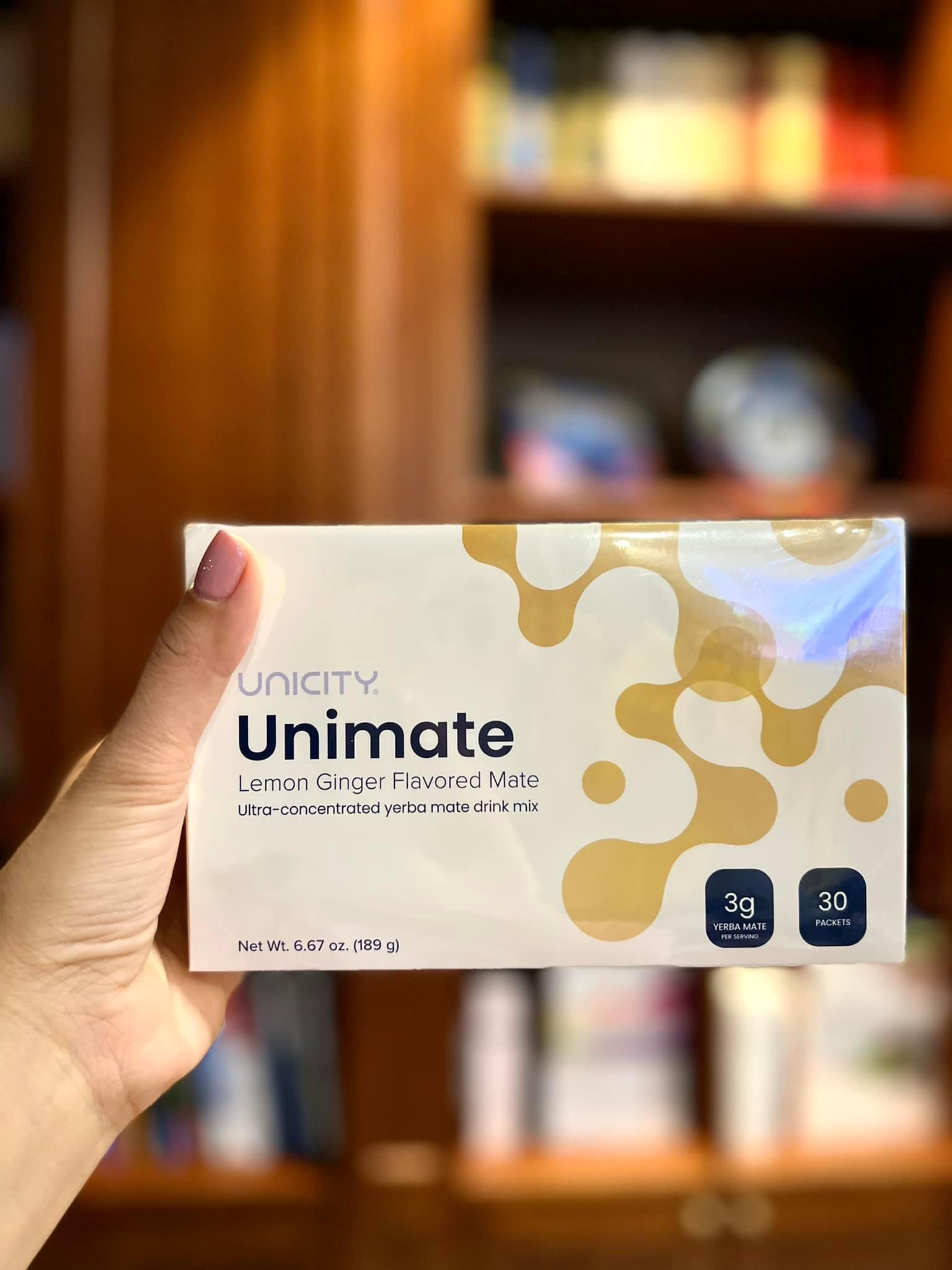 Bột Uống Uni.ma.te chanh gừng - Vị Trà chanh gừng Thơm ngon